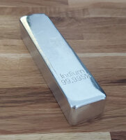 Indium 1kg-Barren lang 99,995%